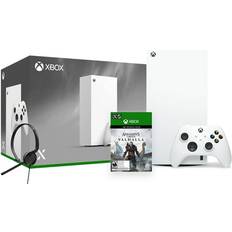 Game Consoles Microsoft Hyper-Tech (Record S/N) Xbox Series X 1TB All-Digital Robot White Console and Wireless Controller Bundle with Assassin s Creed: Valhalla Full Game and Mytrix Chat Headset