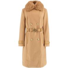 Guess Nainen Ulkoiluvaatteet Guess Amelia Mantel - Beige