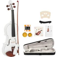 White Violins Glarry 4/4 Matte Violin Spruce Panel