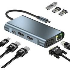 Mmobiel USB-C to Dual HDMI Hub