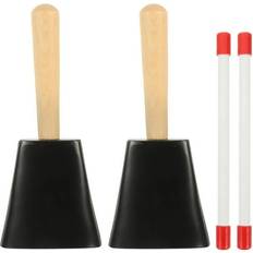 Cowbells PartyKindom Metal Cowbell Set with Handle