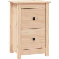 Pine Bedside Tables Ebern Designs 4 Drawer Natural 61.5cm H X 40cm W X 35cm D Bedside Table
