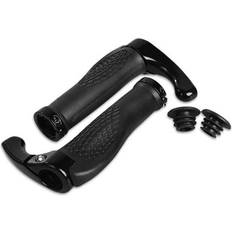 Rockbros Bike Handlebar Grips Rubber Aluminum Black