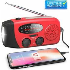 Bollsley Emergency Solar Hand Crank Radio 2000mAh