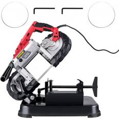 Power Saws VEVOR Portable band saw with 110v removable alloy steel base, 5 inch cutting capacity