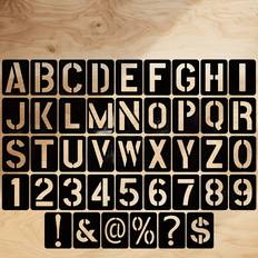 Hobbymaterial Temu Plastic And Stencils Set 42pcs