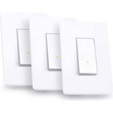 Electrical Outlets & Switches TP-Link Meishka Products LLC, Kasa Smart Light Switch by Single Pole Needs Neutral Wire 2.4Ghz WiFi Light Switch Works with Alexa and Google Assistant UL Certified 3-Pack(HS200P3)