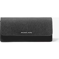 Michael Kors Jet Set Large Saffiano Leather Wallet - Black