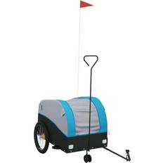 vidaXL Blue Bike Trailer Bicycle Cargo 63 x 126 x 63 cm