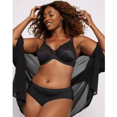 Maidenform Plus Size Lilyette Lace Minimizer Bra - Black