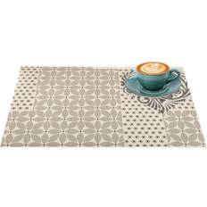 Tischdecken & Stoffservietten Anro PVC Tischset 35x50cm Ornament Platzdeckchen Beige