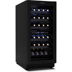 Weinkühler & Weinschränke Klarstein Vinovilla 30 Duo Weinkühlschrank 32 Flaschen Schwarz