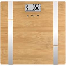 Marron Balances de salle de bain Terraillon Bamboo Fit Personenwaage 180 kg