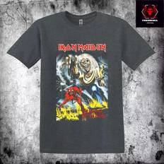 Clothing Gildan Iron Maiden The Number of the Beast T-Shirt - Dark Heather Color