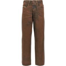 Diesel Jeans Diesel Men's Coated Baggy Jeans - Brown