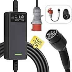 dé EV Laddare CEE Laddkabel Typ 2 11 kW
