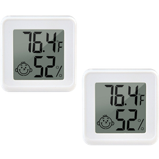 Mini hygrometer Evermart Mini Digitalt Termometer Hygrometer 2 Stk