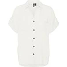 Vero Moda Women Blouses Vero Moda Vmbumpy Ss Shirt - Blanc