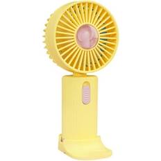 Yellow Desk Fans VBXOAE Mini USB Rechargeable Desk Fan 800mAh