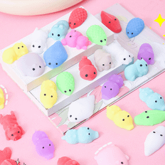 Cheap Fidget Toys Shein Random Kawaii Mochi Squishy Toys 20pcs