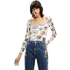 Desigual Women Blouses Desigual Dam Body Blus - Materialfinish