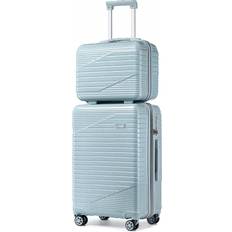 Polycarbonate Suitcase Sets Shein Sea Choice 2 Piece Luggage Set 12 Inch