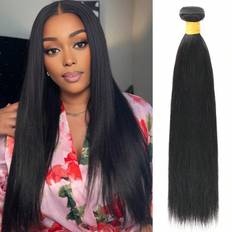 Hair Wefts Shein Light Yaki Straight Human Hair 1 Bundle