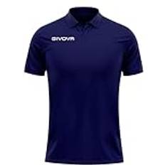 Givova Cotton Pique Polo Shirt Summer - Bleu
