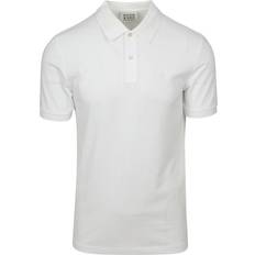 Unisex - Vita Pikétröjor Scotch & Soda Core-Logo Pique Polo Shirt Vit