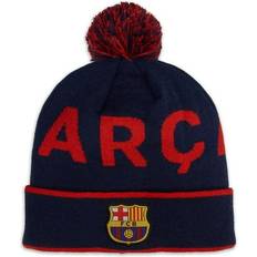 Beanies Icon Sports Oxxo Sport, 2024 FC Barcelona Official Licensed Soft Knit Pom Beanie Navy