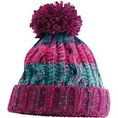 Shearling Accessories Beechfield Corkscrew Beanie - Pink