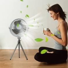 Uscallm Small Portable Desk Fan 360° Rotate