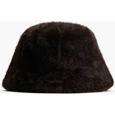 Hats H&M Fluffy Bucket Hat - Brown