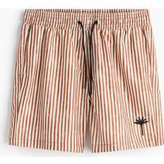 Swimming Trunks H&M Patterned Swim Shorts - Orange