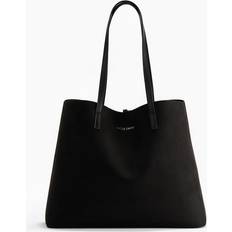 Faux Suede Totes & Shopping Bags H&M Shopper - Black