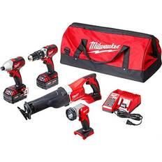 Multi-Power-Tools Milwaukee S 2696 24 M18 Cordless Combo Tool Kit