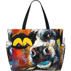 Beach Bags Zccfswm Cow Large Beach Bag - Waterproof