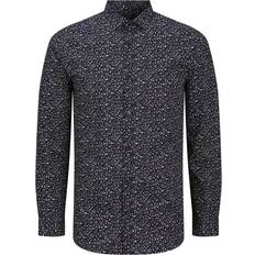 Jack & Jones Genanvendt materiale/Økologisk materiale Skjorter Jack & Jones Skjorte Blå/Hvid