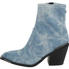 Buffalo Stiefel & Boots Buffalo West Boot Lo - Blue Denim/Schwarz