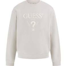 Guess Men Jumpers Guess Front Logo Sweatshirt - Grey