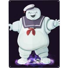 Interior Details Heqqred Ghostbusters Stay-Puft Metal Sign 30x40 cm Wall Decor