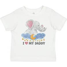 Tops Inktastic I Love My Daddy Elephants T-Shirt - Cute