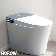 Horow horowbath, 10 Rough-in Bidet Toilet White with Auto Open/Close Lid Instant Warm Water Elongated Heated Seat