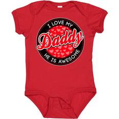 Inktastic I Love My Daddy Baby Bodysuit