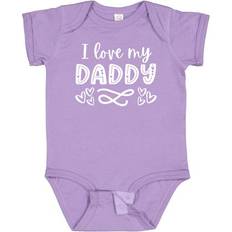 Inktastic I Love My Daddy Bodysuit - Hearts