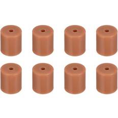 3D Printing Uxcell Tasharina Corp, 8Pcs Silicone Bed Mounts 3D Printer Heat Bed Silicone Leveling Column Silicone Buffer 18mm for 3D Brown