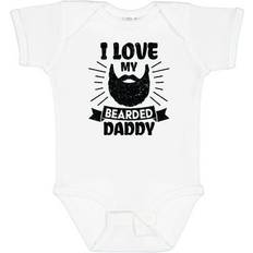 Children's Clothing Inktastic I Love My Bearded Daddy Bodysuit - Grunge