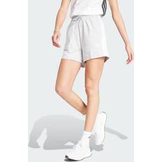 Sweatshorts - Weiß adidas Essentials 3-Streifen Cotton Shorts - Light Grey Heather/White