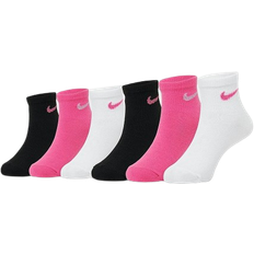 Nike Toddler Metallic Swoosh Quarter Socks 6-pack - Multicolor