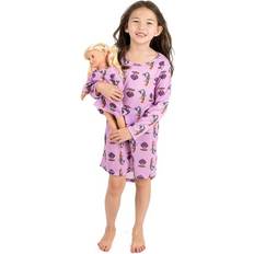 Purple Nightgowns Children's Clothing Leveret Girls and Doll Nightgown Mermaid - 12 Year